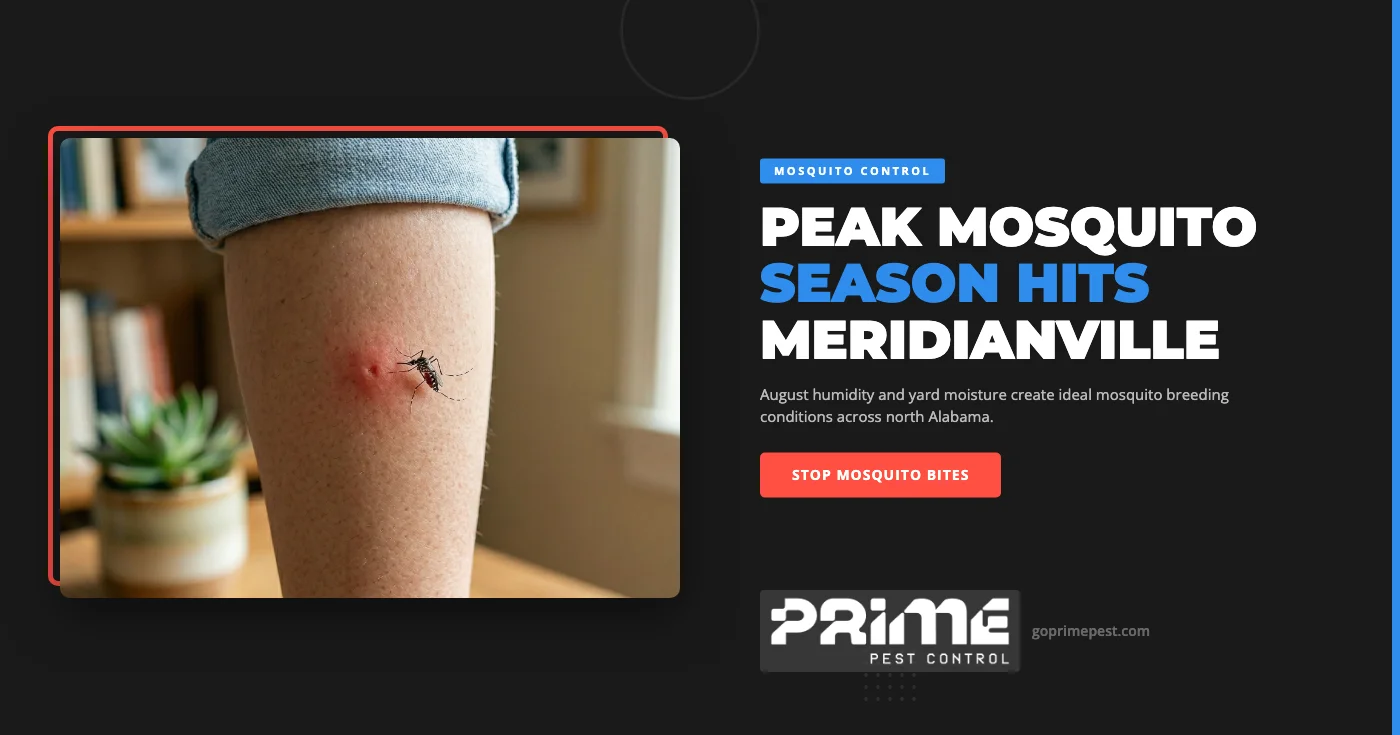mosquito control in Meridianville AL - Prime Pest Control
